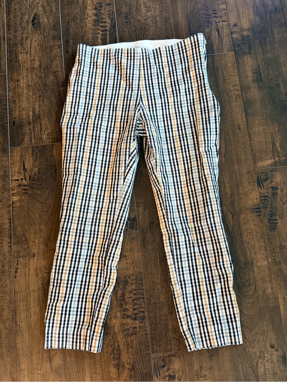 A New Day Blue and White Check Pants